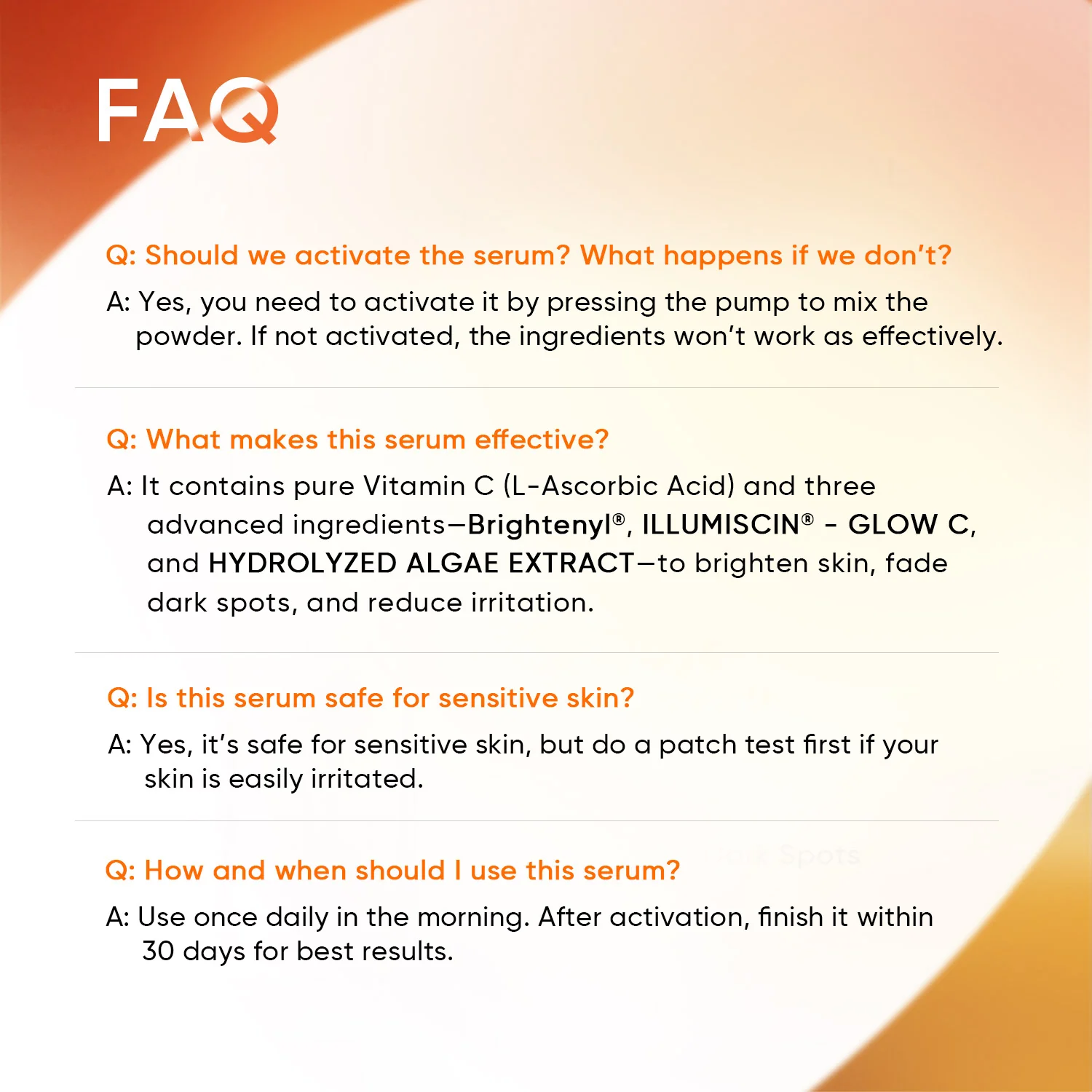 10% Pure Vitamin C Brightening Serum - Image 10