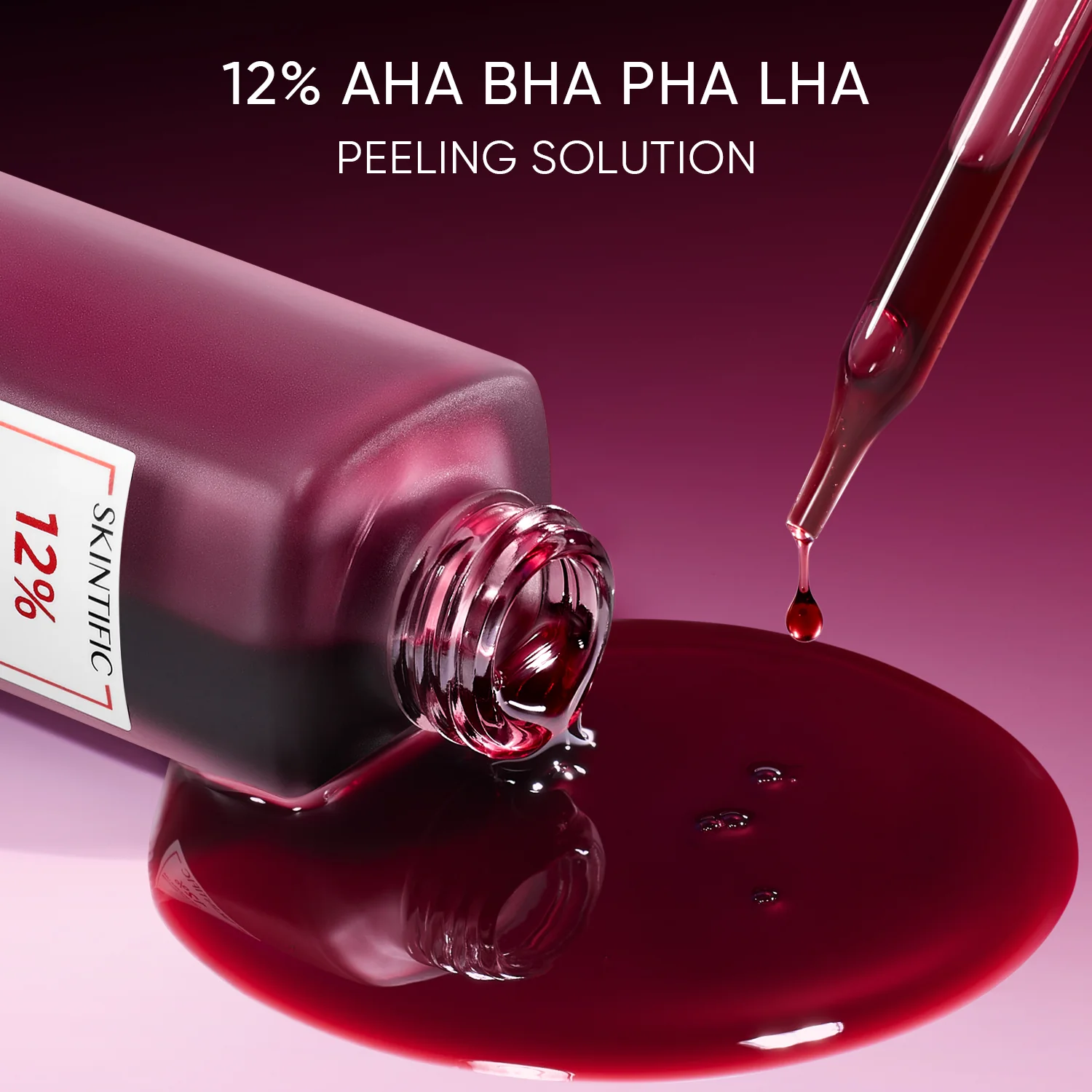 12% AHA BHA PHA LHA Peeling Solution Serum - Image 5