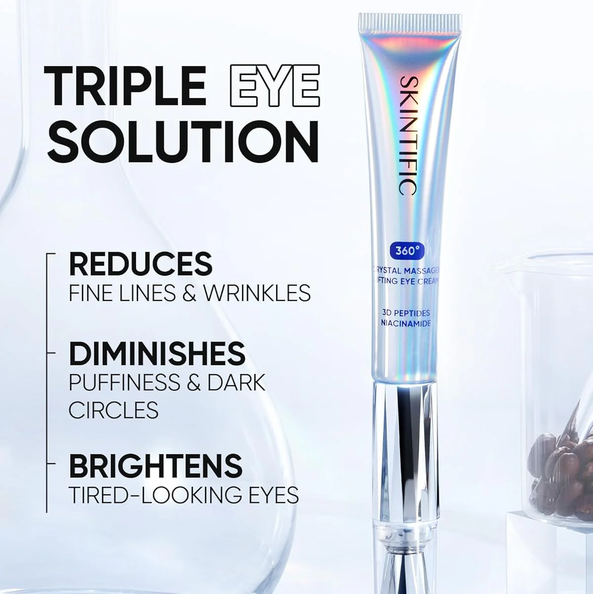 360° Crystal Massager Lifting Eye Cream - Image 3