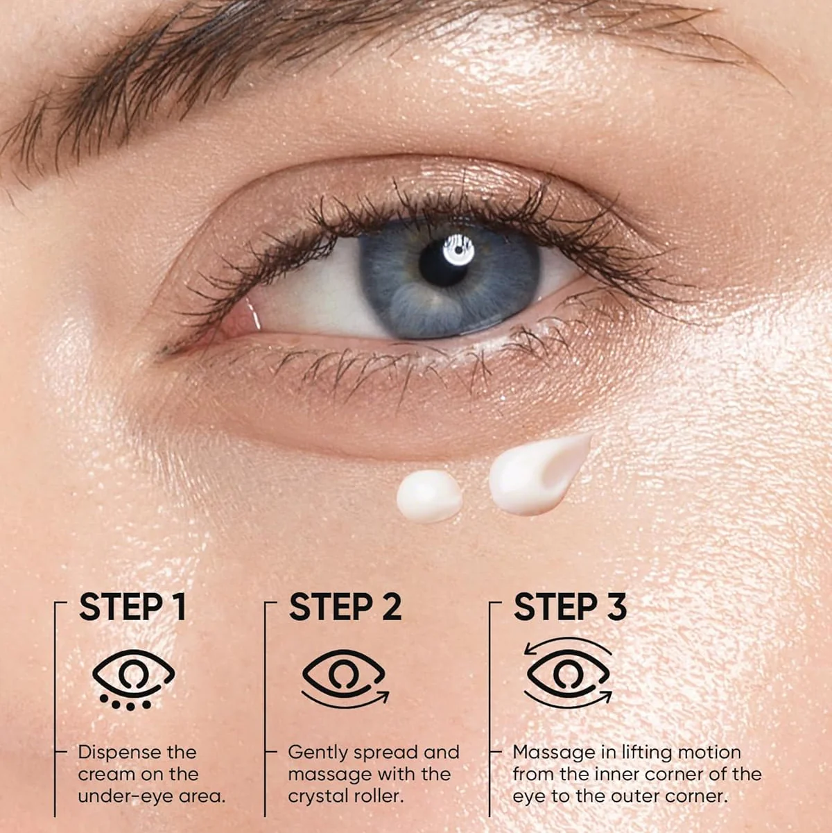 360° Crystal Massager Lifting Eye Cream - Image 5