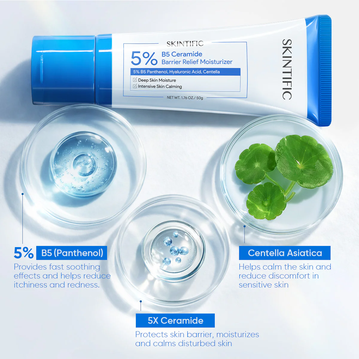 5% B5 Ceramide Barrier Relief Moisturizer - Image 7