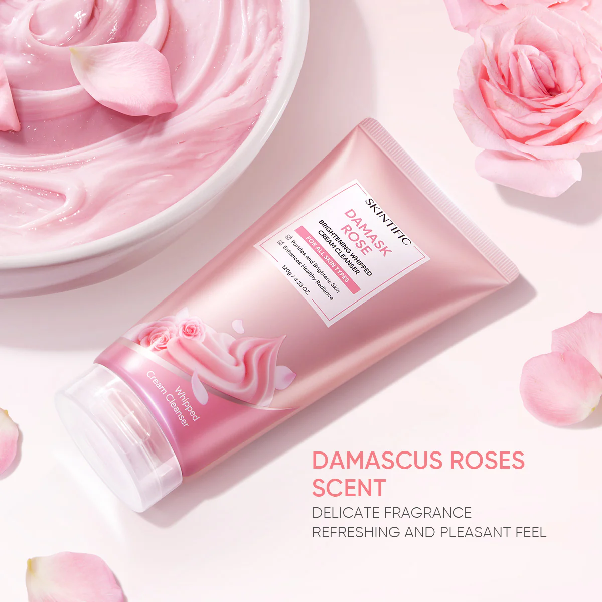 Damask Rose Brightening Whipped Cream Cleanser - Image 5