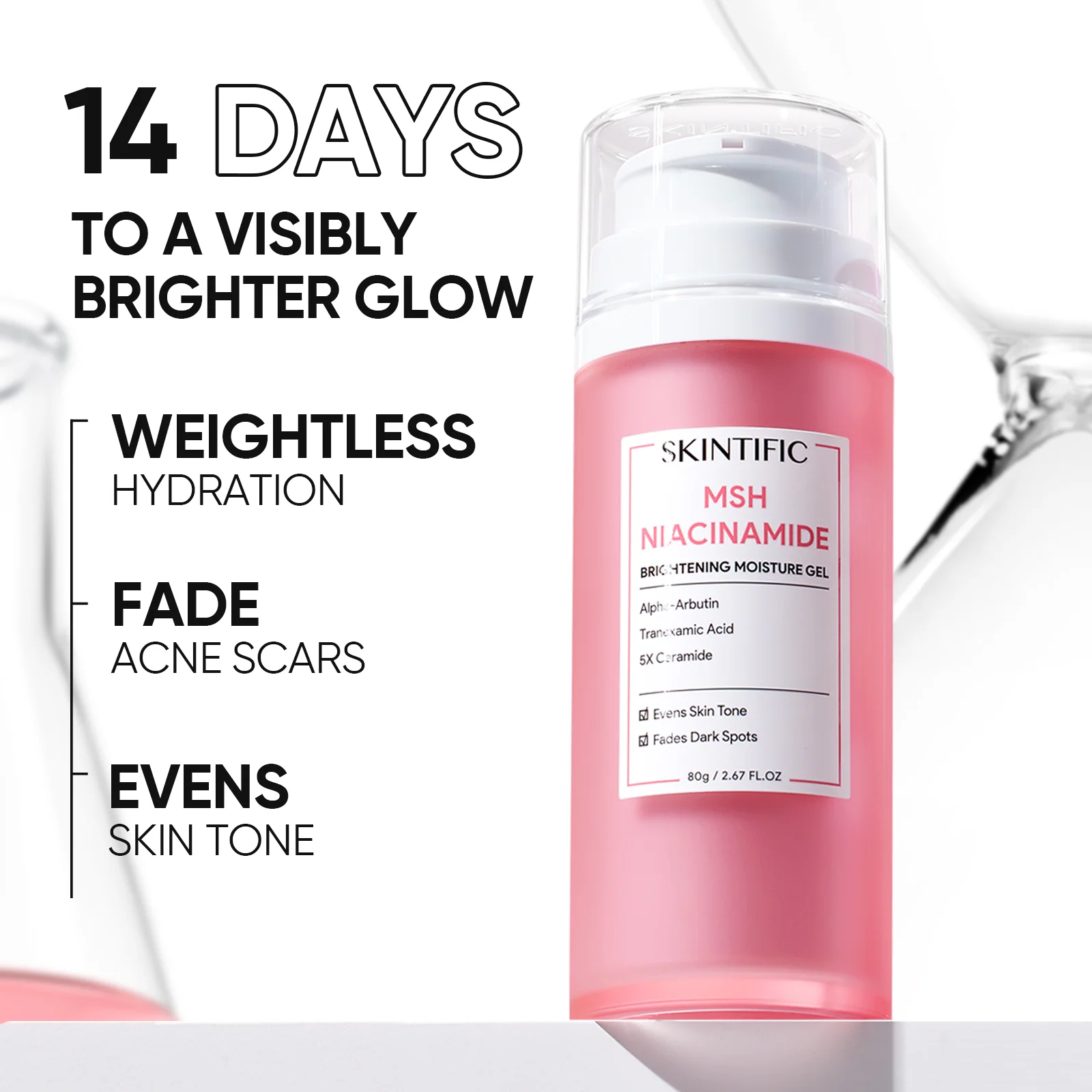 MSH Niacinamide Brightening Moisture Gel - Image 3