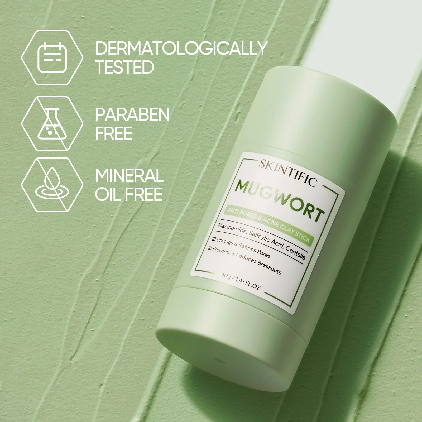 Mugwort Anti Pores & Acne Clay Mask Stick - Image 8