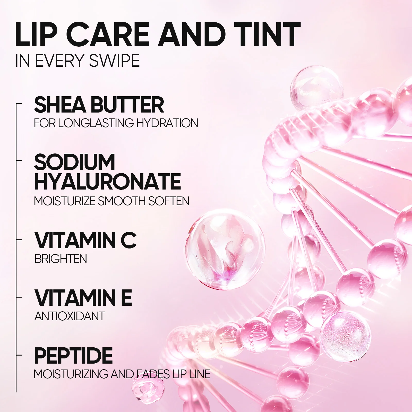 [Recommended by Cardi B] SKINTIFIC Peptide Brightening Lip Serum - Image 11