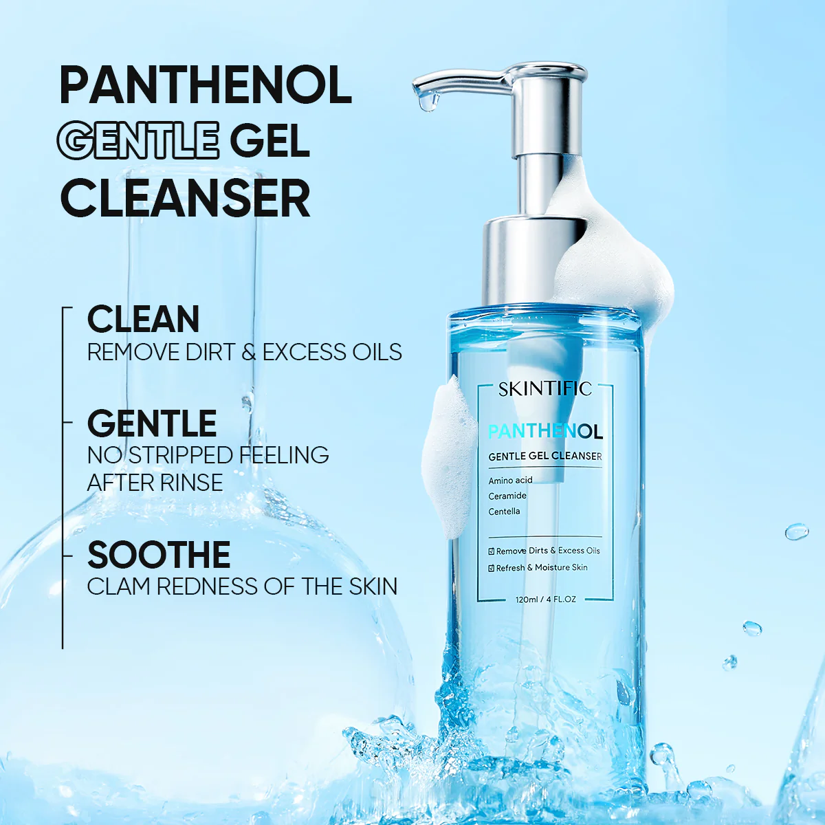 Panthenol Gentle Gel Cleanser - Image 3