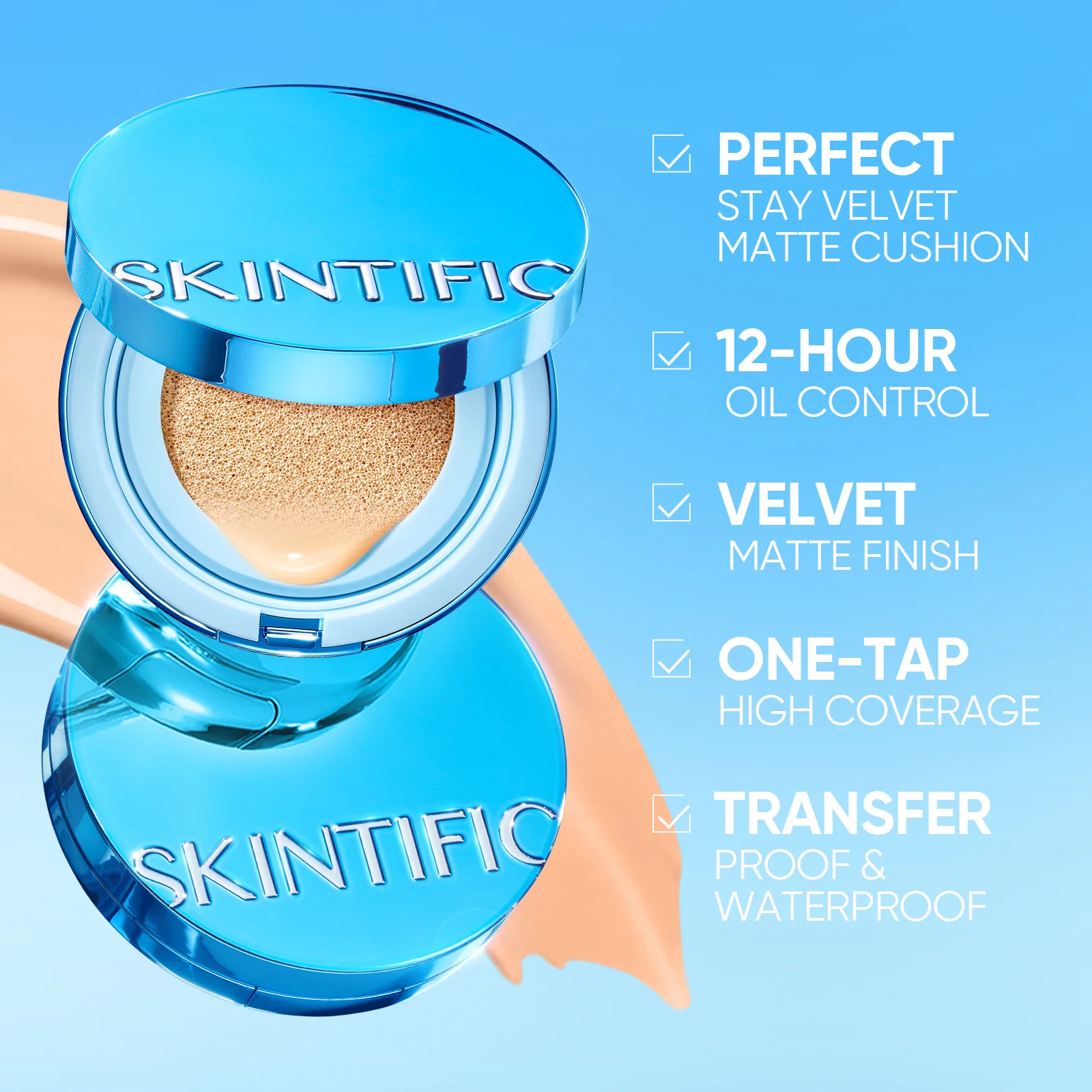 Perfect Stay Velvet Matte Cushion - Image 7