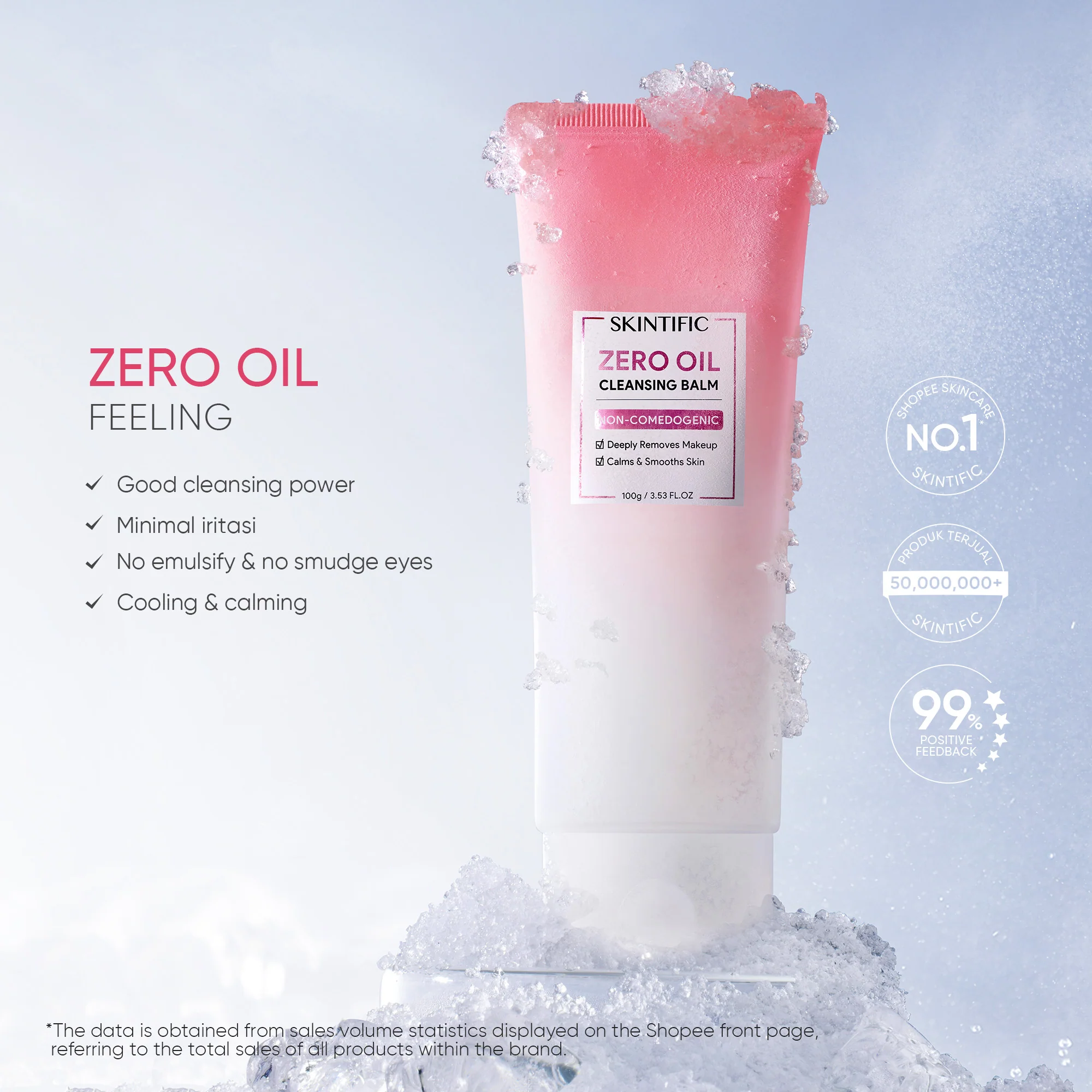 Zero Oil Cleansing Balm Makeup Remover - Image 3